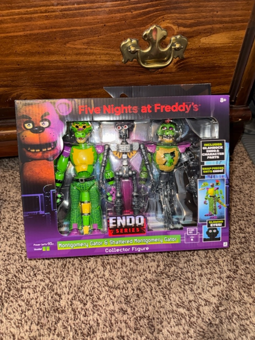 Five Nights at Freddy's FNAF Endo GLAMROCK Montgomery Gator & SHATTERED Wave 3